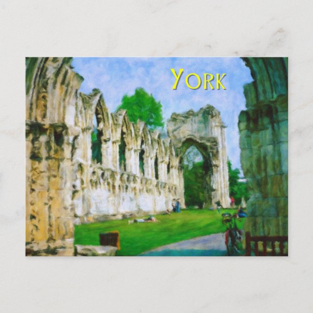 York Abbey Postkarte (Vorderseite)