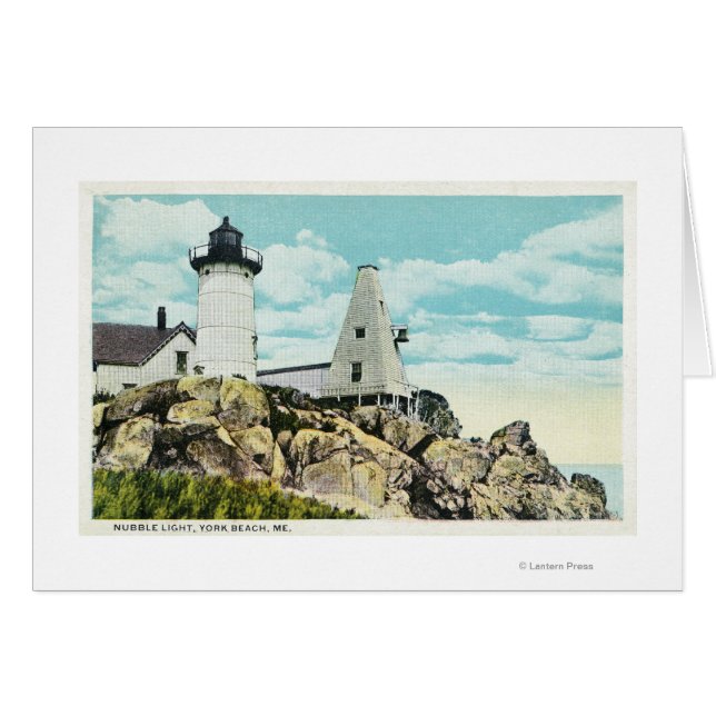 York Beach Vue du phare de Nubble (Devant horizontal)