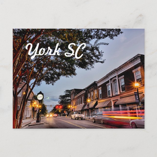 York-Carolina Postkarte (Vorderseite)