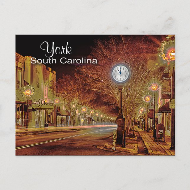 York-Carolina Postkarte (Vorderseite)