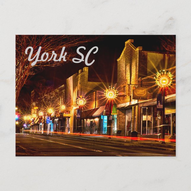 York-Carolina Postkarte (Vorderseite)