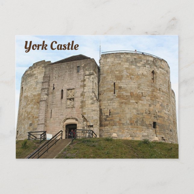 York Castle, England, Vereinigtes Königreich Postkarte (Vorderseite)