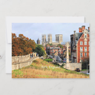 York, England, landschaftliches Foto Karte
