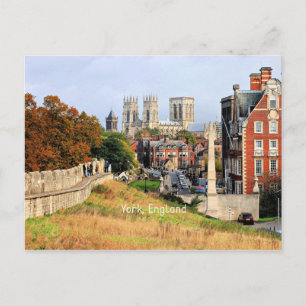 York, England, landschaftliches Foto Postkarte