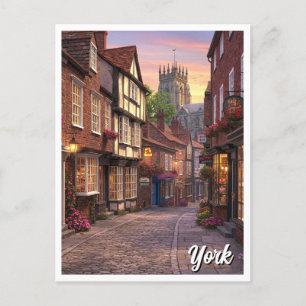 York England Travel Postkarte