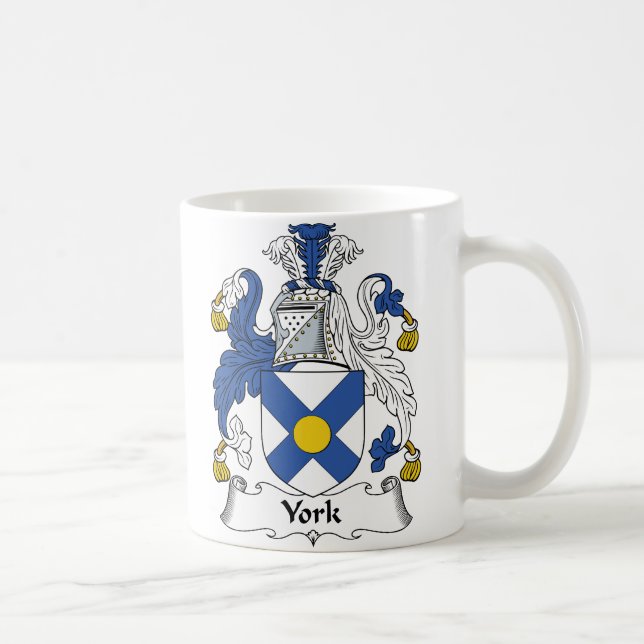 York-Familienwappen Kaffeetasse (Rechts)