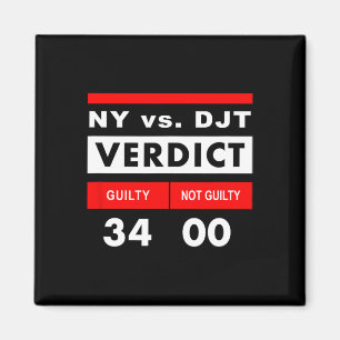 York gegen Donald Trump 34 Counts Magnet