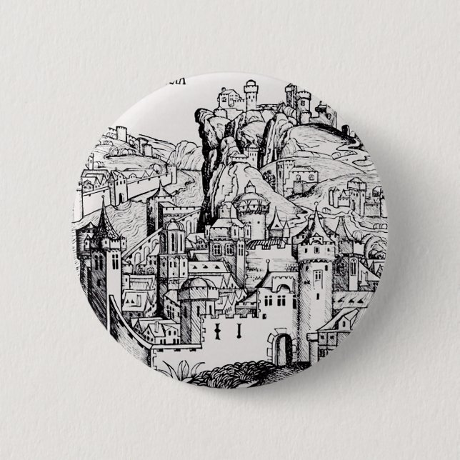 York Kathedrale Stadt North Yorkshire Button (Vorderseite)