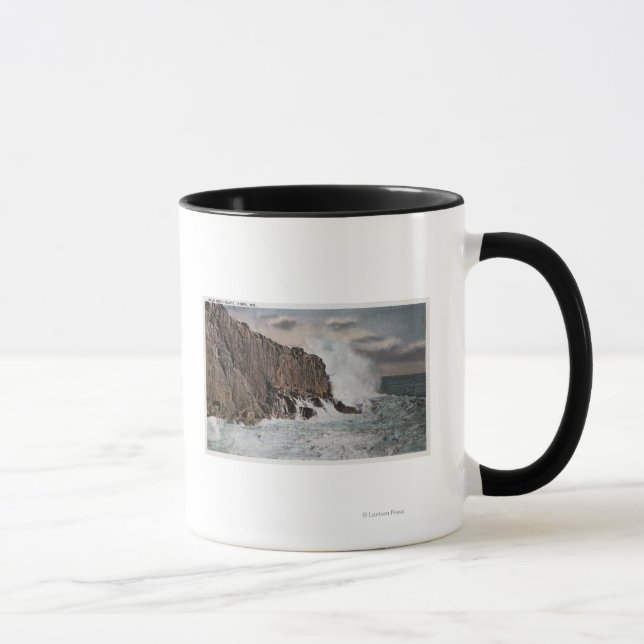 York, MaineView von Bald Head CliffYork, ME Tasse (Rechts)