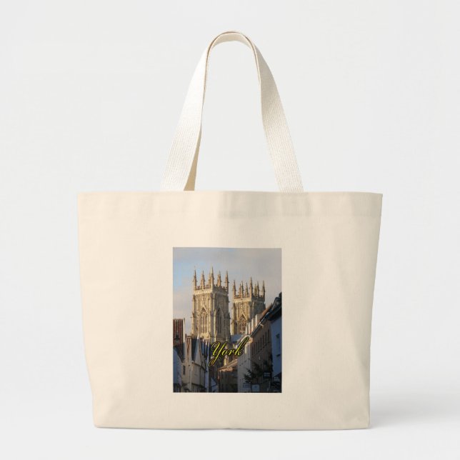 York Minster England Jumbo Stoffbeutel (Vorne)