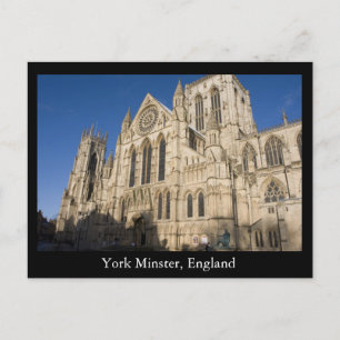 York Minster, England Postkarte