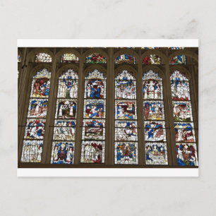 York Minster Great East Window. Postkarte