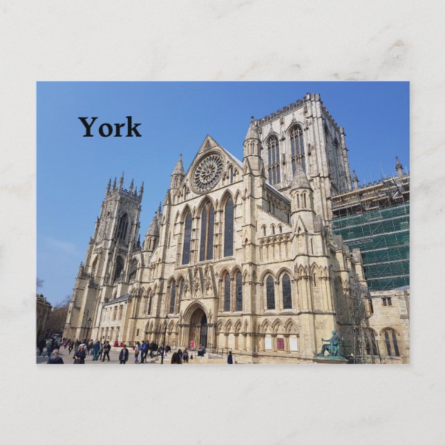 York Minster Postkarte (Vorderseite)