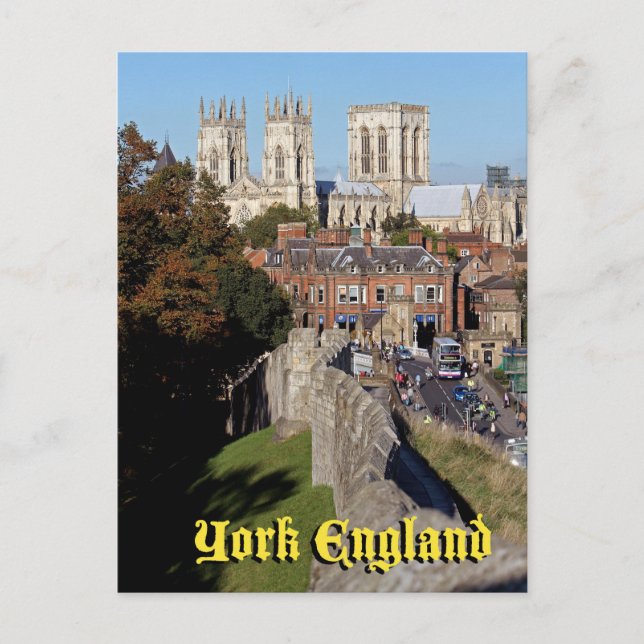 York Minster Postkarte (Vorderseite)