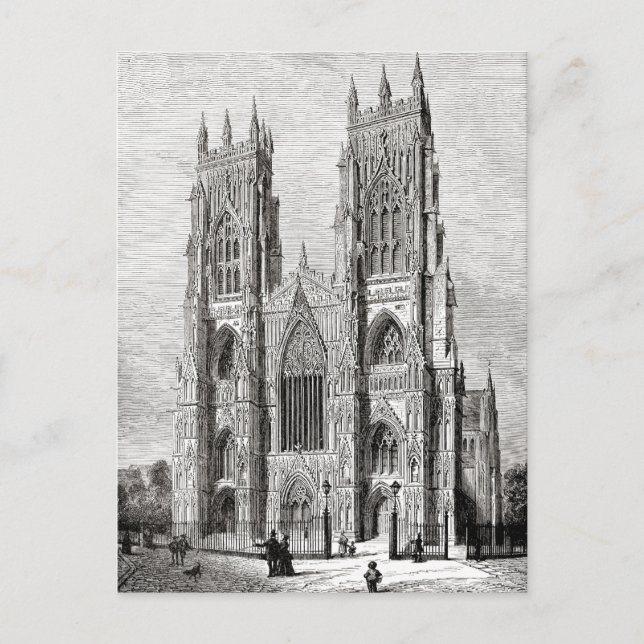 York Minster Postkarte (Vorderseite)
