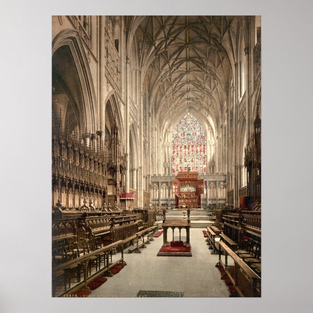 York Minster, York, Yorkshire, England Poster (Vorne)