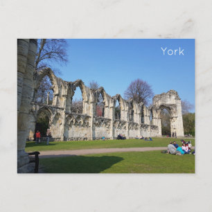 York Museum Gardens Postkarte