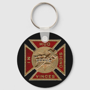 York Rite Knights Templar Commandery Key Chain Schlüsselanhänger