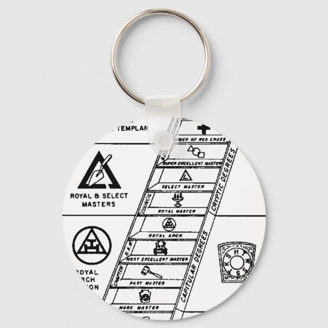 York Rite Ladder Schlüsselanhänger (Vorderseite)