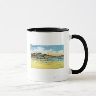 York-Strand-Ansicht Hotels und der Gewerkschaft Tasse
