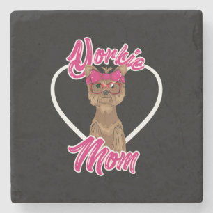 Yorki-Mama Steinuntersetzer