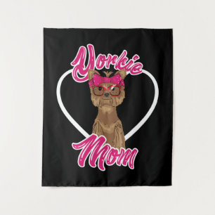 Yorki Mama Wandteppich