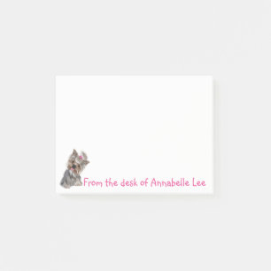 Yorkie Anmerkungen Post-it Klebezettel
