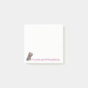 Yorkie Anmerkungen Post-it Klebezettel