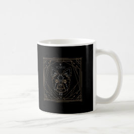 Yorkie Art Deco Zodiac Kaffeetasse