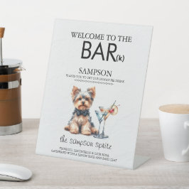 Yorkie Bar Sockelschild