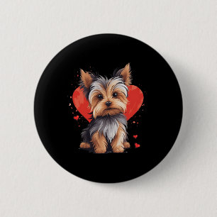 Yorkie Besitzer Mama Papa Yorkshire Terrier Hundel Button
