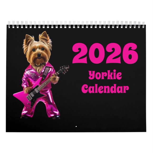 Yorkie Calendar Kalender (Titelbild)