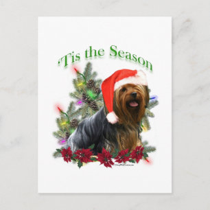 Yorkie 'Das ist die Jahreszeit Postkarte