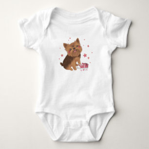 Yorkie der Niedlichste Trouble Maker Baby Strampler