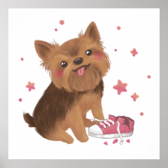Yorkie der Niedlichste Trouble Maker Poster (Vorne)