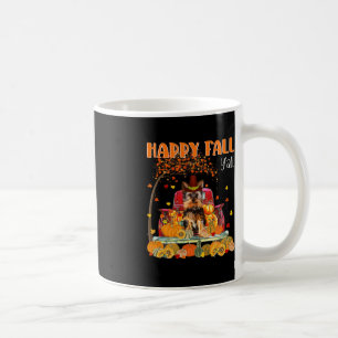 Yorkie Dog Autumn Fall Pumpkin Truck Mappe Thanksg Kaffeetasse