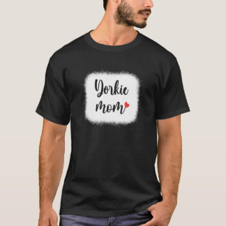 Yorkie Dog Mama Womens Yorkshire Terrier T-Shirt