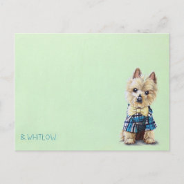 Yorkie Dog Postcard Postkarte