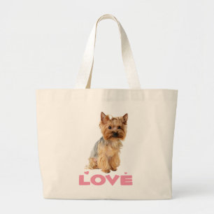 Yorkie-Fan Geschenk für Hunde Yorkshire Terrier Jumbo Stoffbeutel