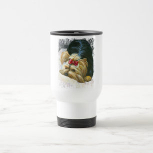 Yorkie Flüchtige Blick a Boo Travel Mug Reisebecher