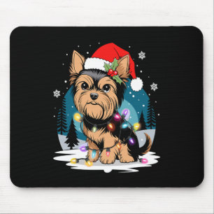 Yorkie Hogs TreChristmas Sweater Xmas Tier Tier Ti Mousepad