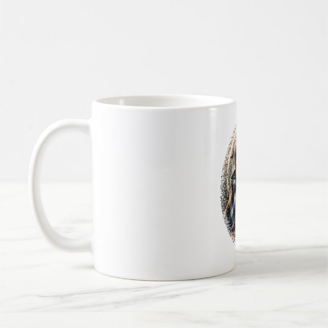 Yorkie-Hund Halloween Kaffeetasse (Links)