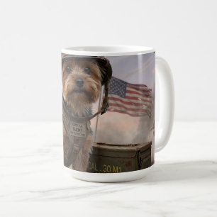 Yorkie-Hunde-Edition Spezialkräfte-Kaffeetasse Kaffeetasse