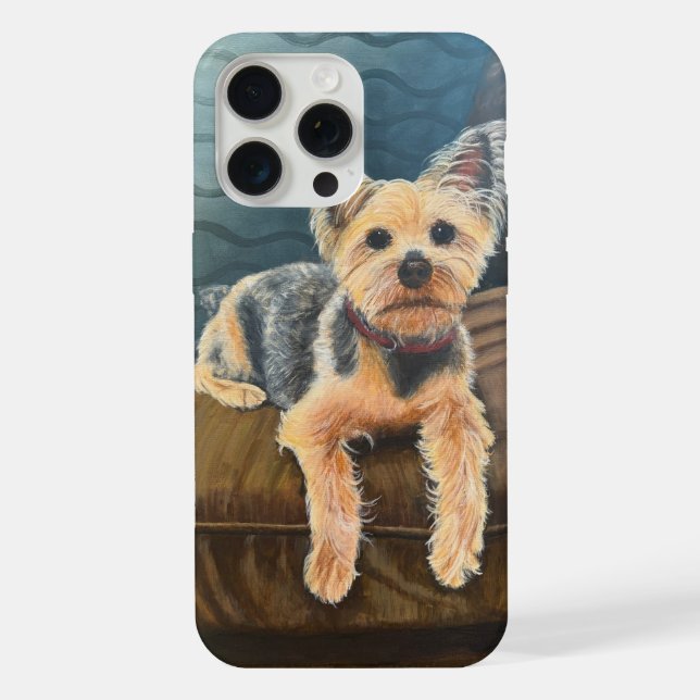 Yorkie Iphone Case 15 Pro Max Hülle (Rückseite)
