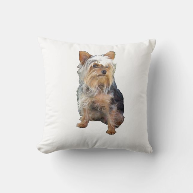 Yorkie Kissen (Vorderseite)