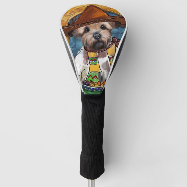 Yorkie Koch Golf Headcover (Vorderseite)