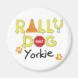 Yorkie Kundgebung Dog Magnet