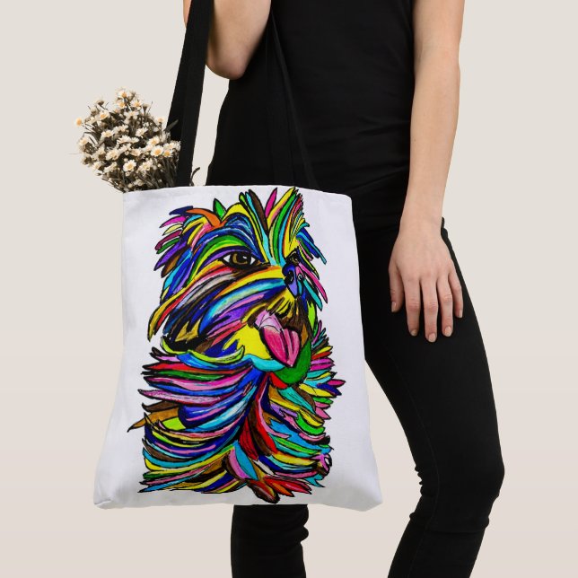 Yorkie Liebe Tote Bag Tasche (Von Nahem)