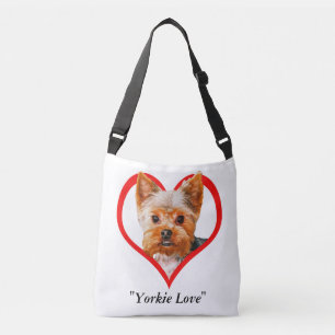 Yorkie Liebe Tragetaschen Mit Langen Trägern