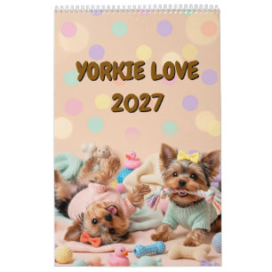 Yorkie Love 2027 Kalender